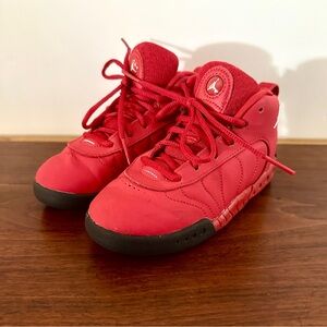 Kids Red High-Top Sneakers